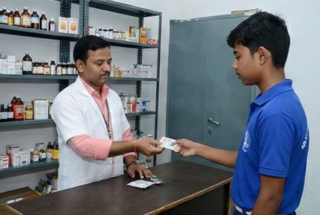 Clean and well-equipped school infirmary with medical beds