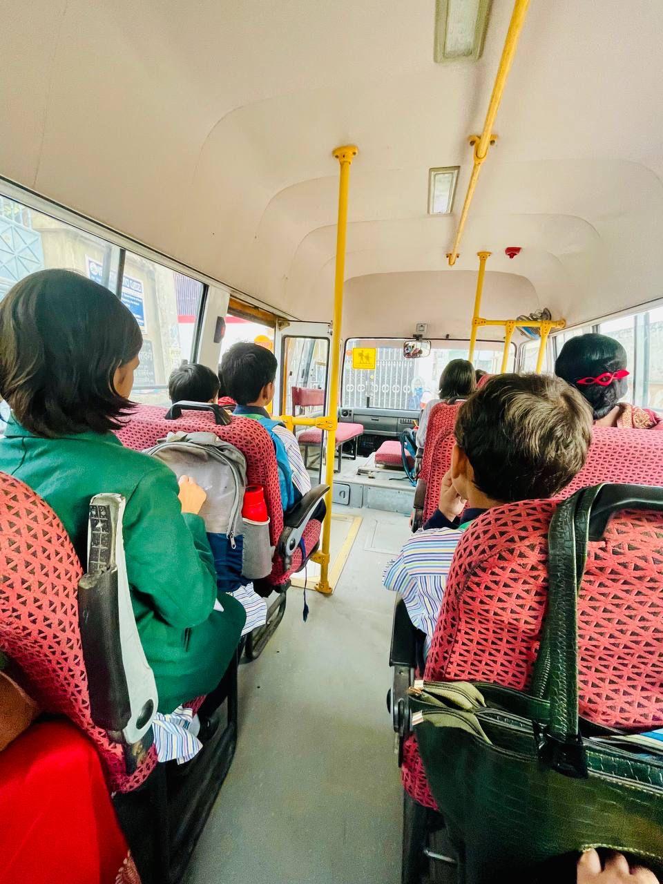 Transport manager conducting safety inspection